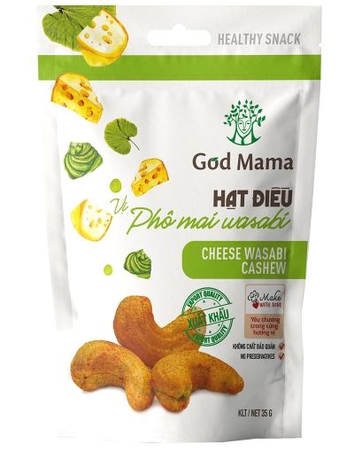 HẠT ĐIỀU VỊ PHÔ MAI WASABI - 35gr