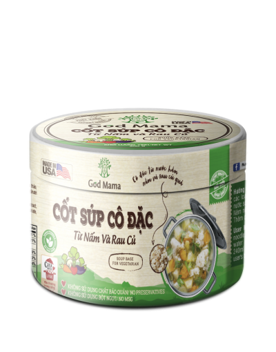 CỐT SÚP CÔ ĐẶC - TỪ NẤM VÀ RAU CỦ - 200gr