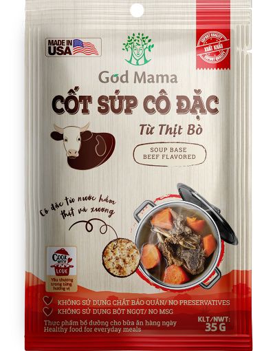 CỐT SÚP CÔ ĐẶC - TỪ THỊT BÒ - 35gr