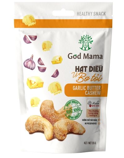 HẠT ĐIỀU VỊ BƠ TỎI - 35gr