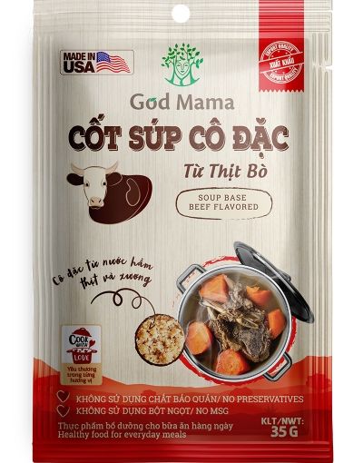 CỐT SÚP CÔ ĐẶC - TỪ THỊT BÒ - 35gr