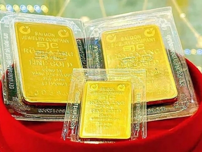 Giá vàng hôm 13/2: Vàng SJC và vàng nhẫn bất ngờ giảm rất mạnh, rủi ro điều chỉnh sâu
