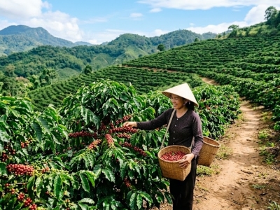Giá cà phê hôm 28/7: Cao nhất 96.000 đồng/kg