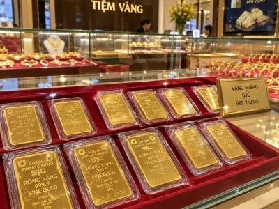 Giá vàng hôm 24/9: Tăng nhẹ